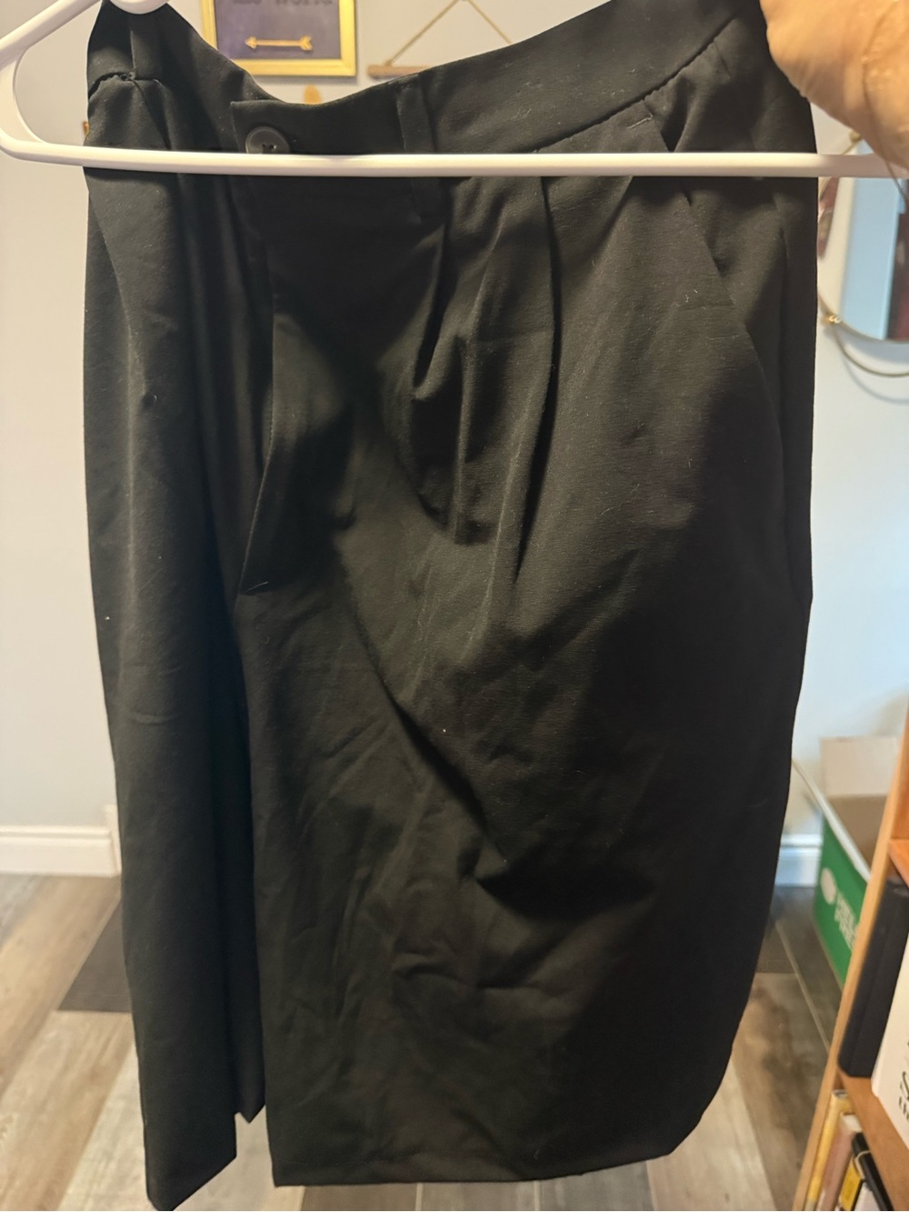 Classic Black Wide Legged Shorts - 11 inch inseam